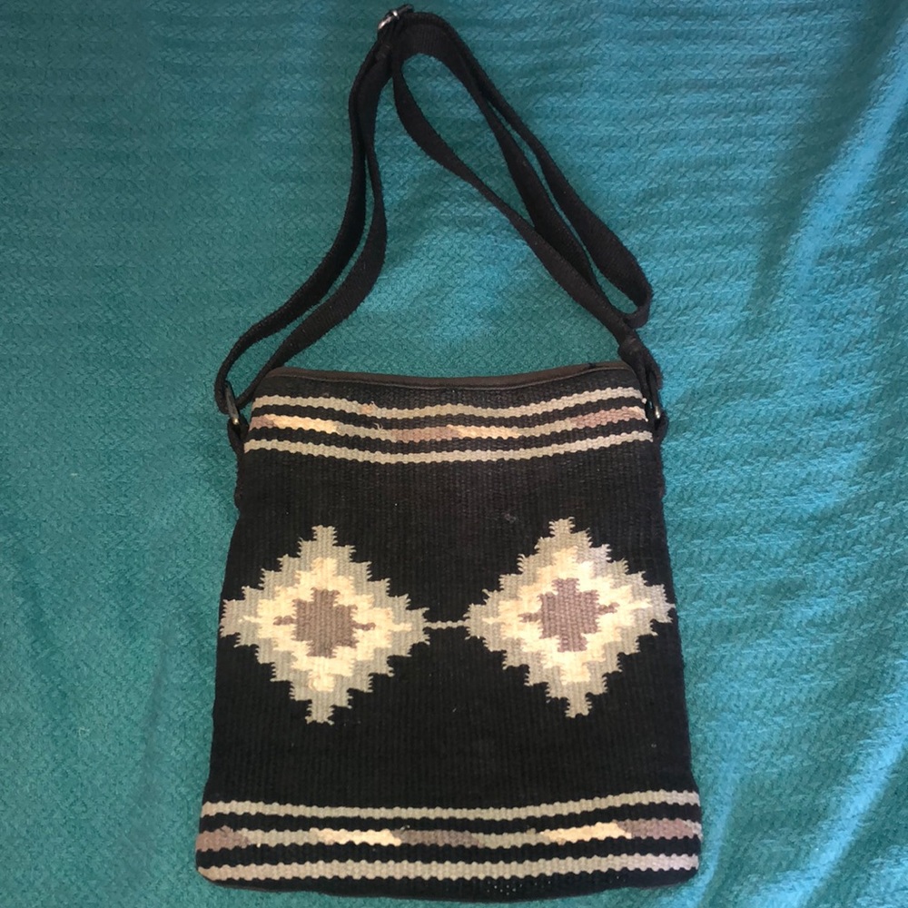 Aztec Print Crossbody Bag